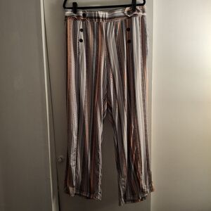 Robert Louis Women's Striped Palazzo Pants